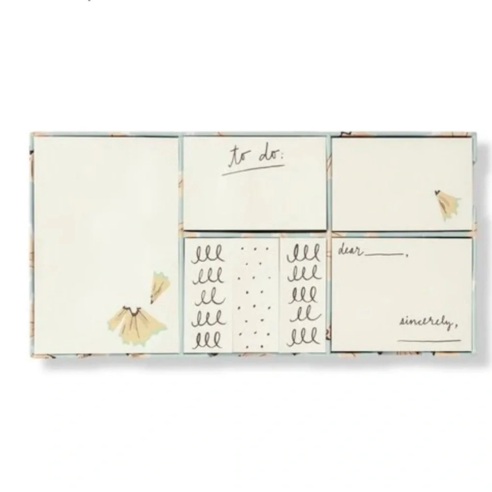 Kate Spade "On Point" Sticky Note Set - Picture 1 of 3